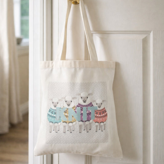 Knit & Crochet Tote bag shoppers