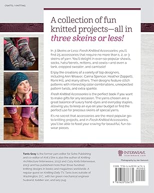 3 Skeins or Less - Fresh knitted accessories | Tanis Gray