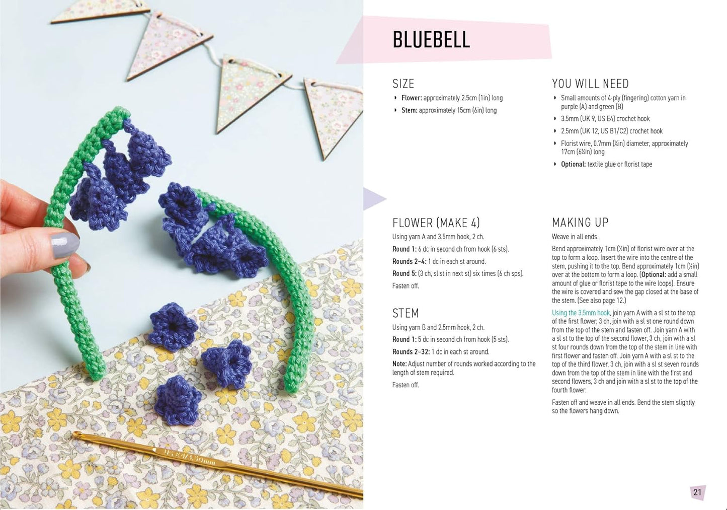 Twenty to Make: Flowers to Crochet | Sarah-Jane Hicks