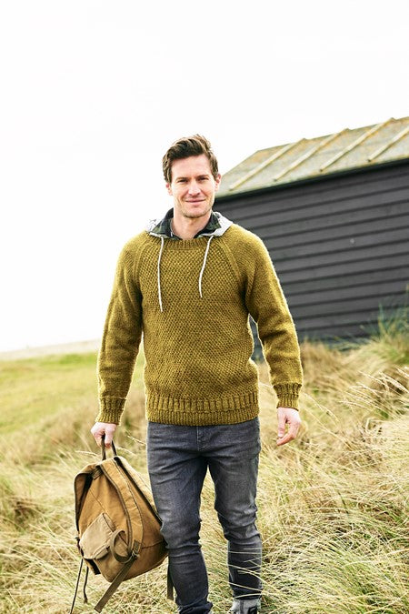 Aran 2 in 1 EASY knit sweater designs 9877