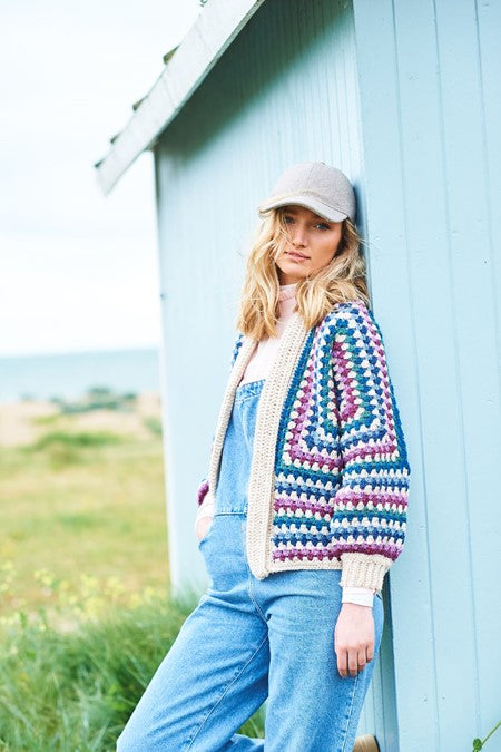 Crochet Hexagon Cardigan from Stylecraft | 9965
