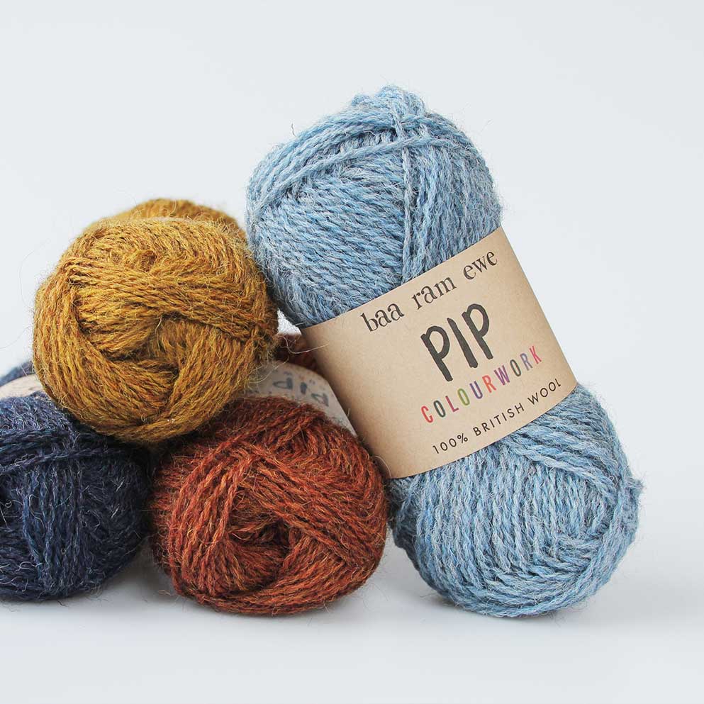 PIP Colour work from Baa Ram Ewe | 4PLY 100% British wool