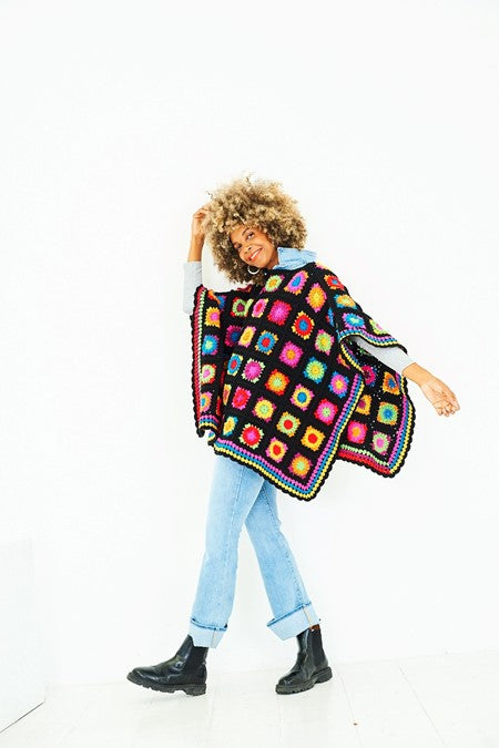 DK crochet Poncho & Blanket pattern | 10168 | Niamh Poncho