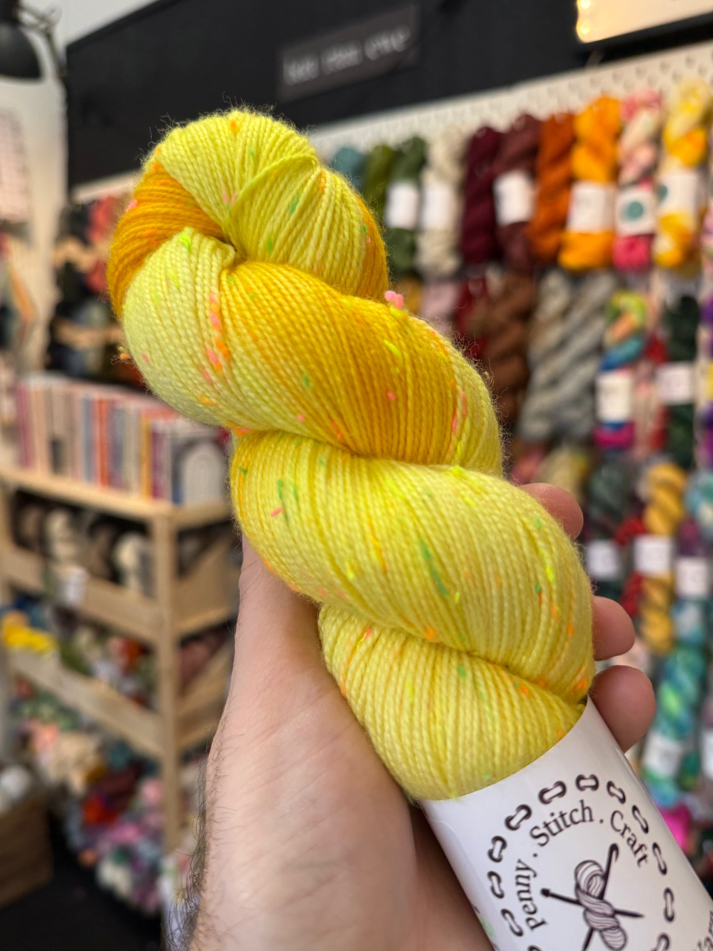 Teef Yellow | Merino 4ply sock yarn