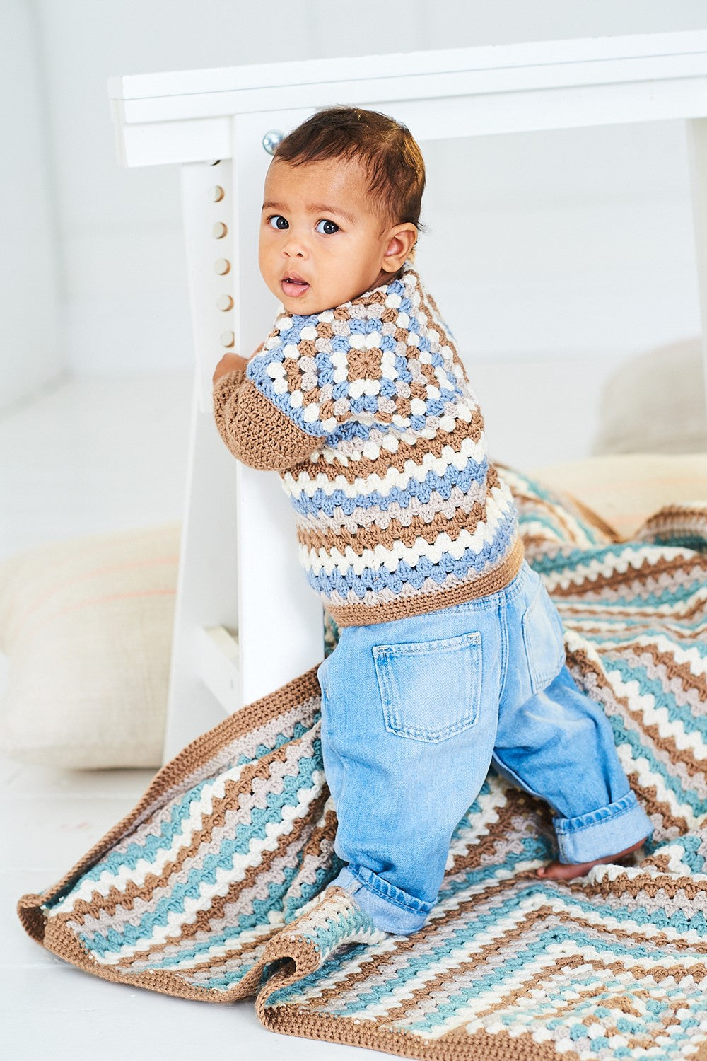 Baby Crochet Blankets & tops patterns| Stylecraft 10237