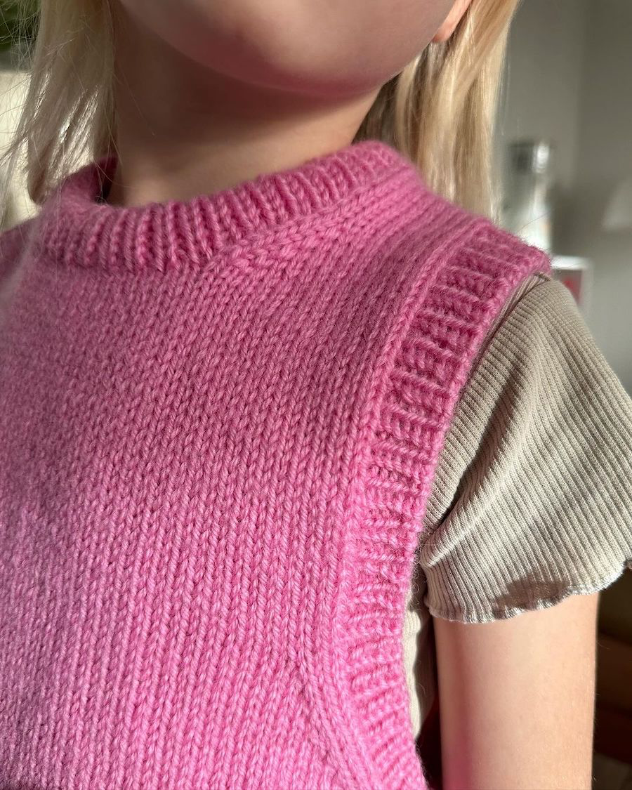 Lulu Slipover Junior| Petite Knit patterns