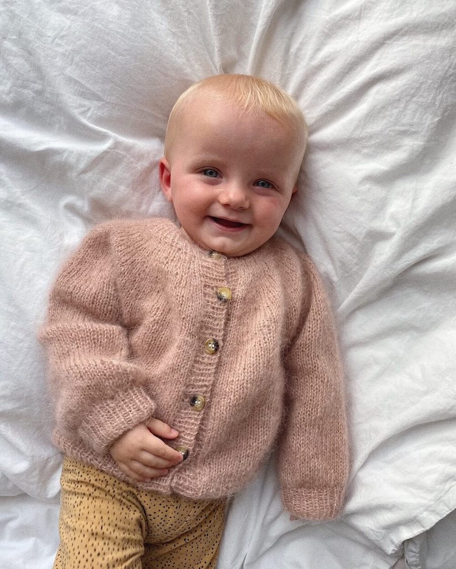 Novice Cardigan Mini - Mohair Editon | Petite Knit patterns