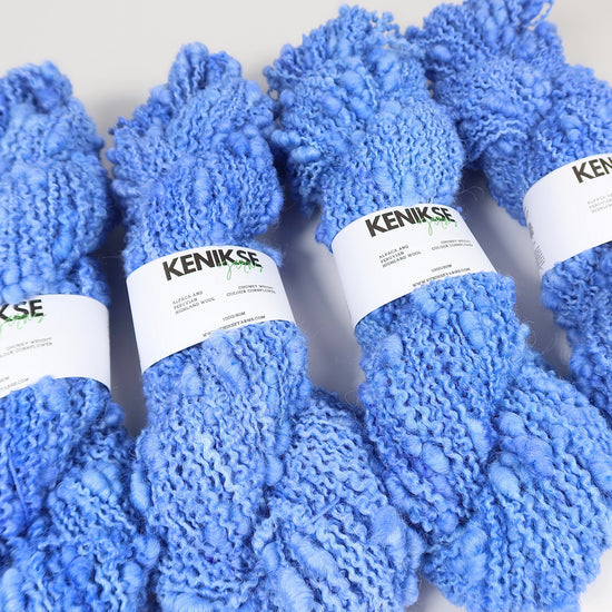 Chunky Alpaca x Highland Wool SLUB | Cornflower