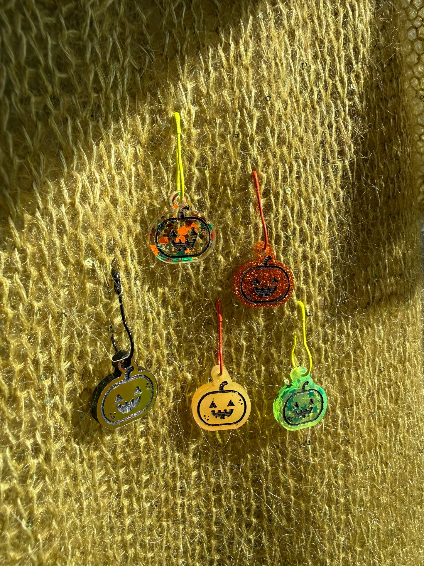 Pumpkin Stitch Markers