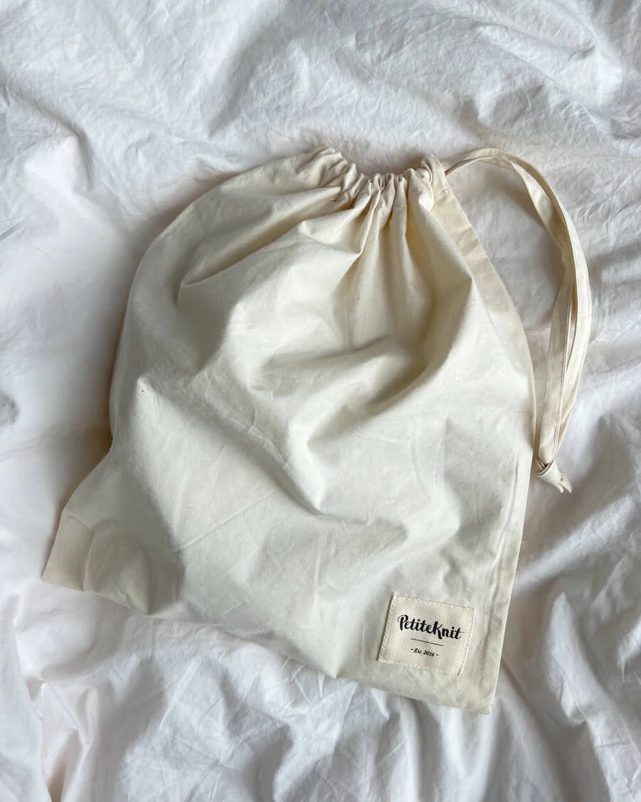 Drawstring Project Bag | Petite Knit