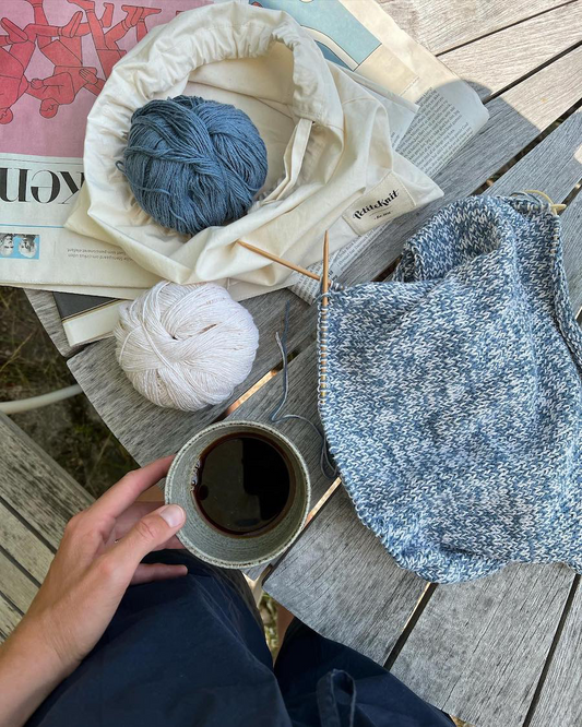 Drawstring Project Bag | Petite Knit