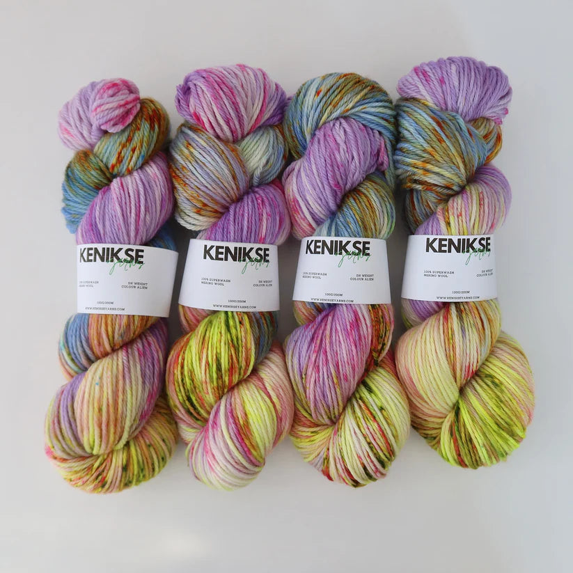 DK SW 100% Merino from KENIKSE YARNS| Alien