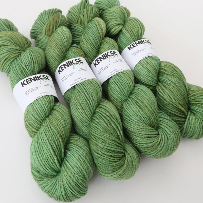 DK BFL from KENIKSE Yarns | Forest Green