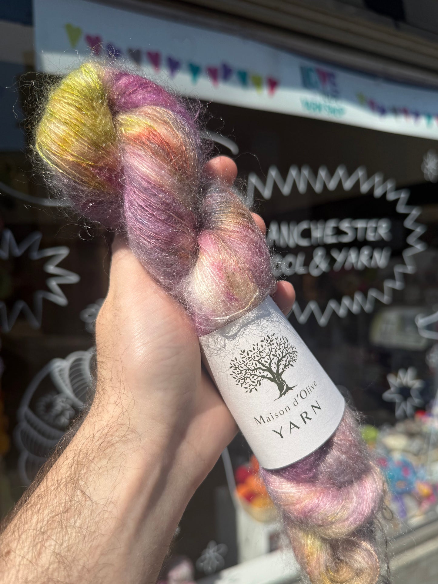 Kid-Silk Mohair from Maison d'Olive | Sipping Sangria