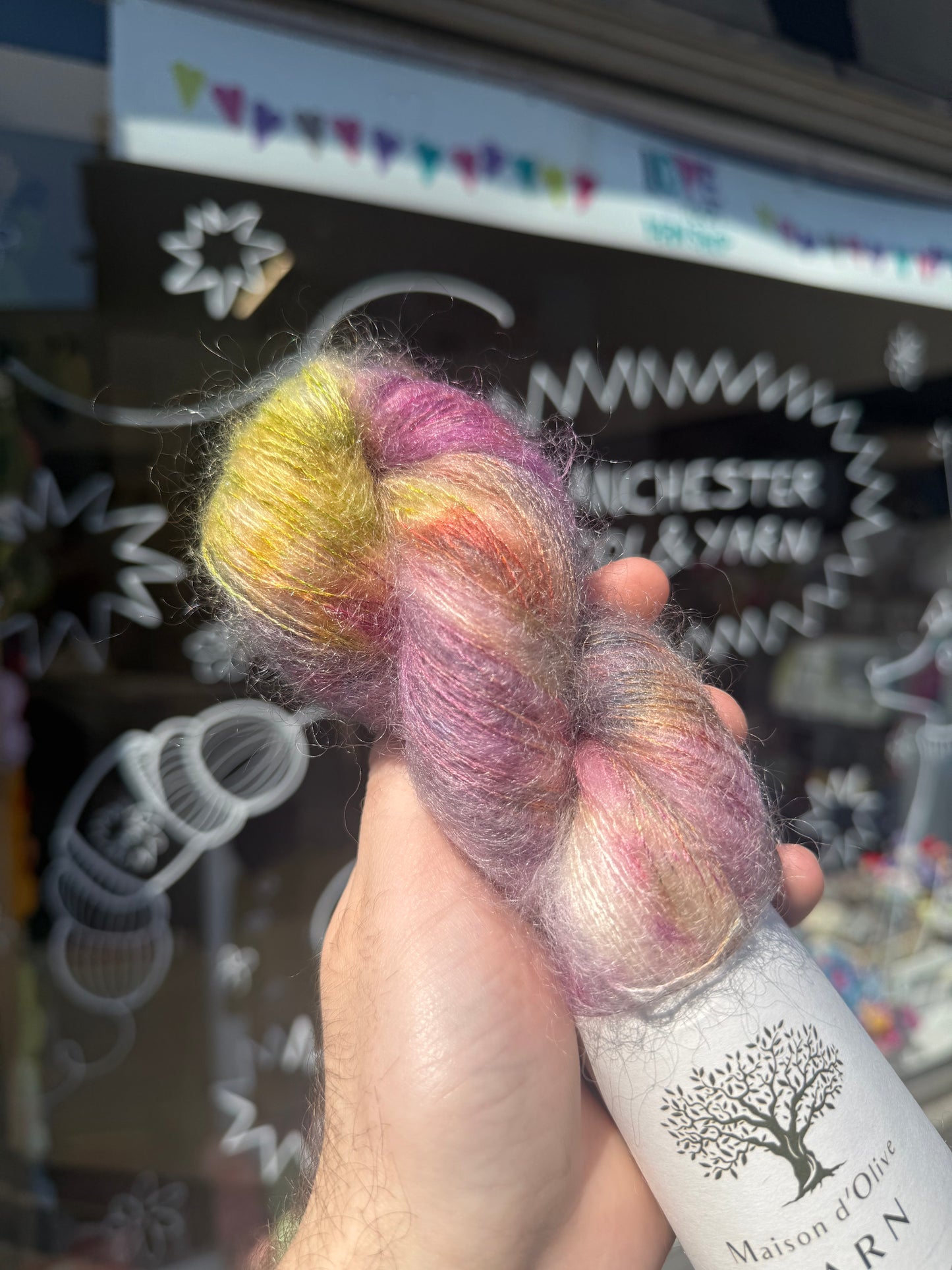 Kid-Silk Mohair from Maison d'Olive | Sipping Sangria