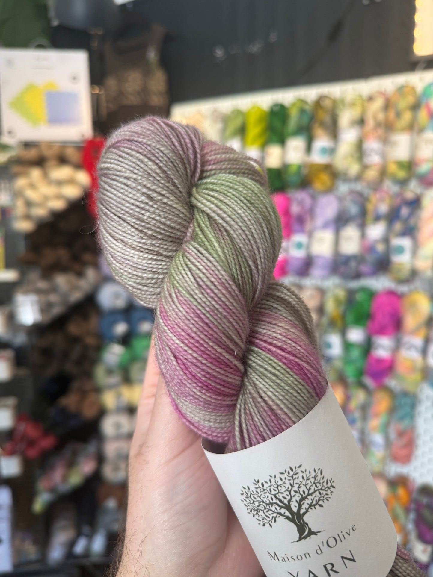 4ply/ SOCK from Maison d'Olive | Plum Pudding