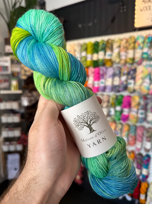 4ply/ SOCK from Maison d'Olive | Lagoon