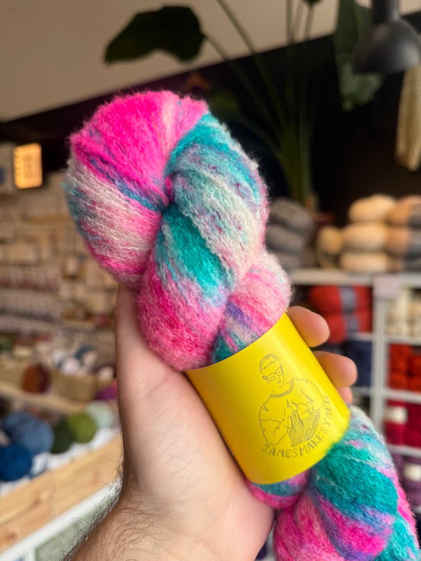 Merino Boucle from James Makes Yarn | Malibu Barbie