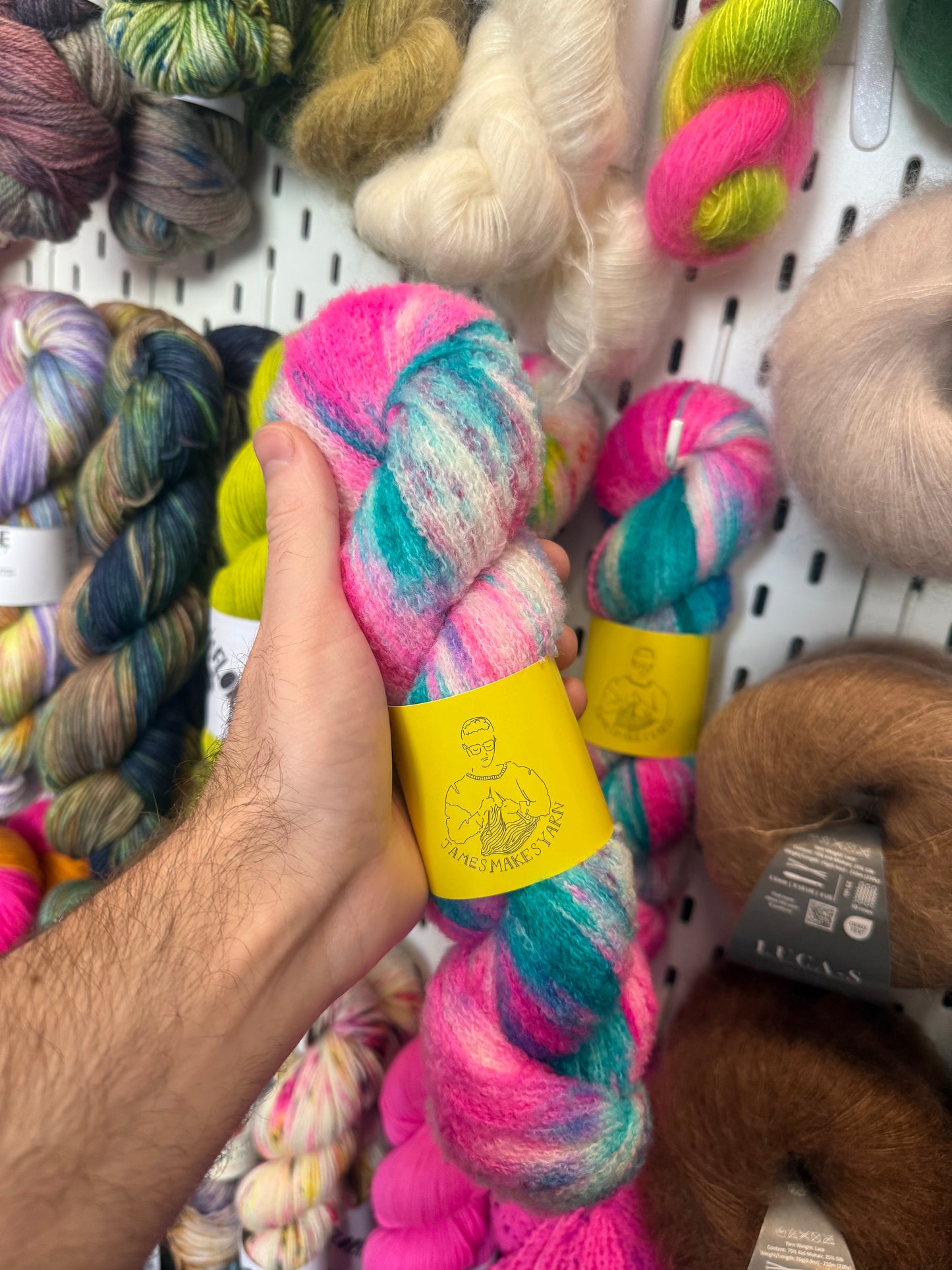 Merino Boucle from James Makes Yarn | Malibu Barbie