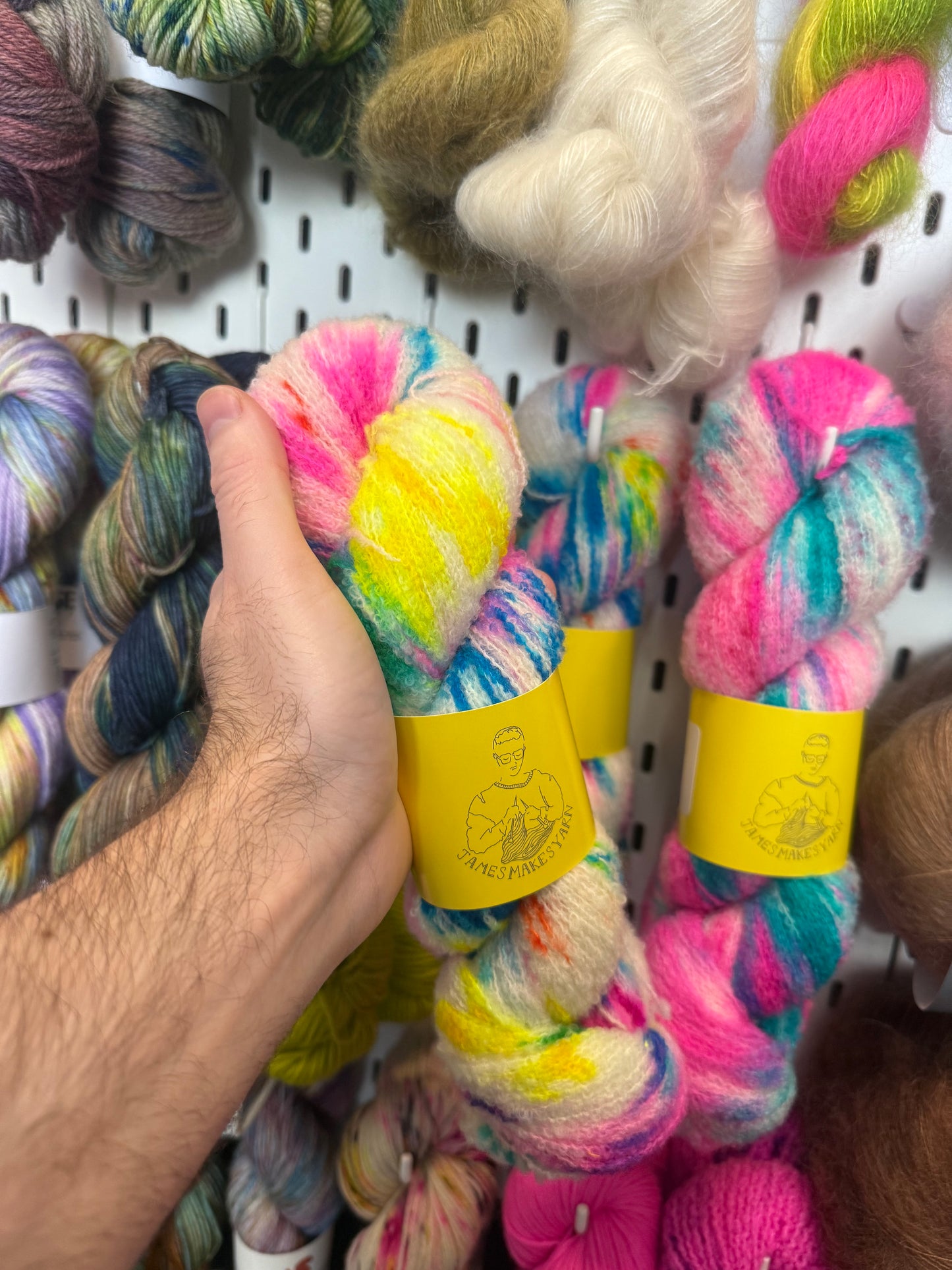 Merino Boucle from James Makes Yarn | Tamagotchi