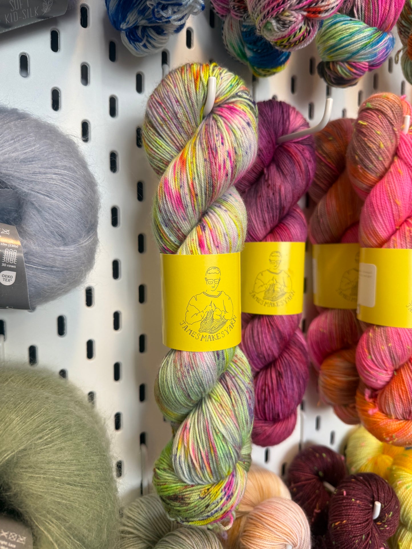 Merino 4PLY sock yarn from James Makes Yarn | Alien Superstar
