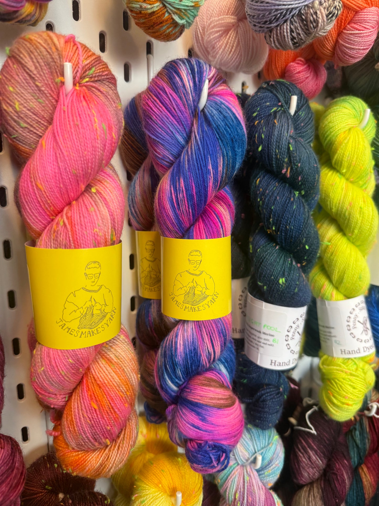 BFL 4PLY sock yarn from James Makes Yarn | Enchanted