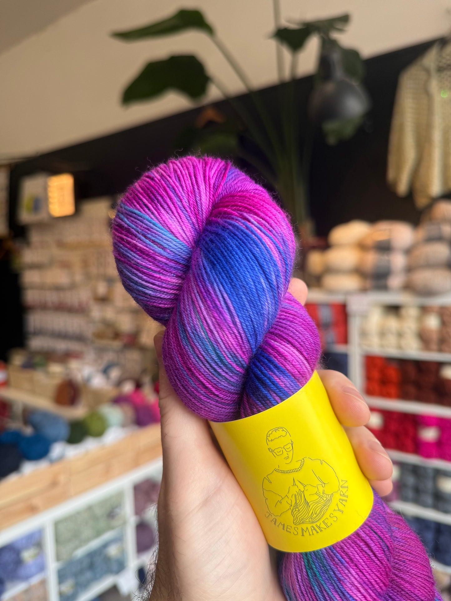 Merino 4PLY sock yarn from James Makes Yarn | Nan's Sweater Vest