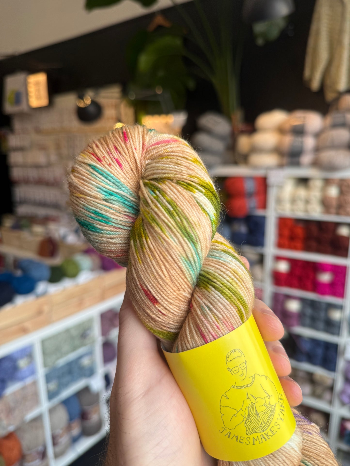 Merino 4PLY sock yarn from James Makes Yarn | Vintage Christmas
