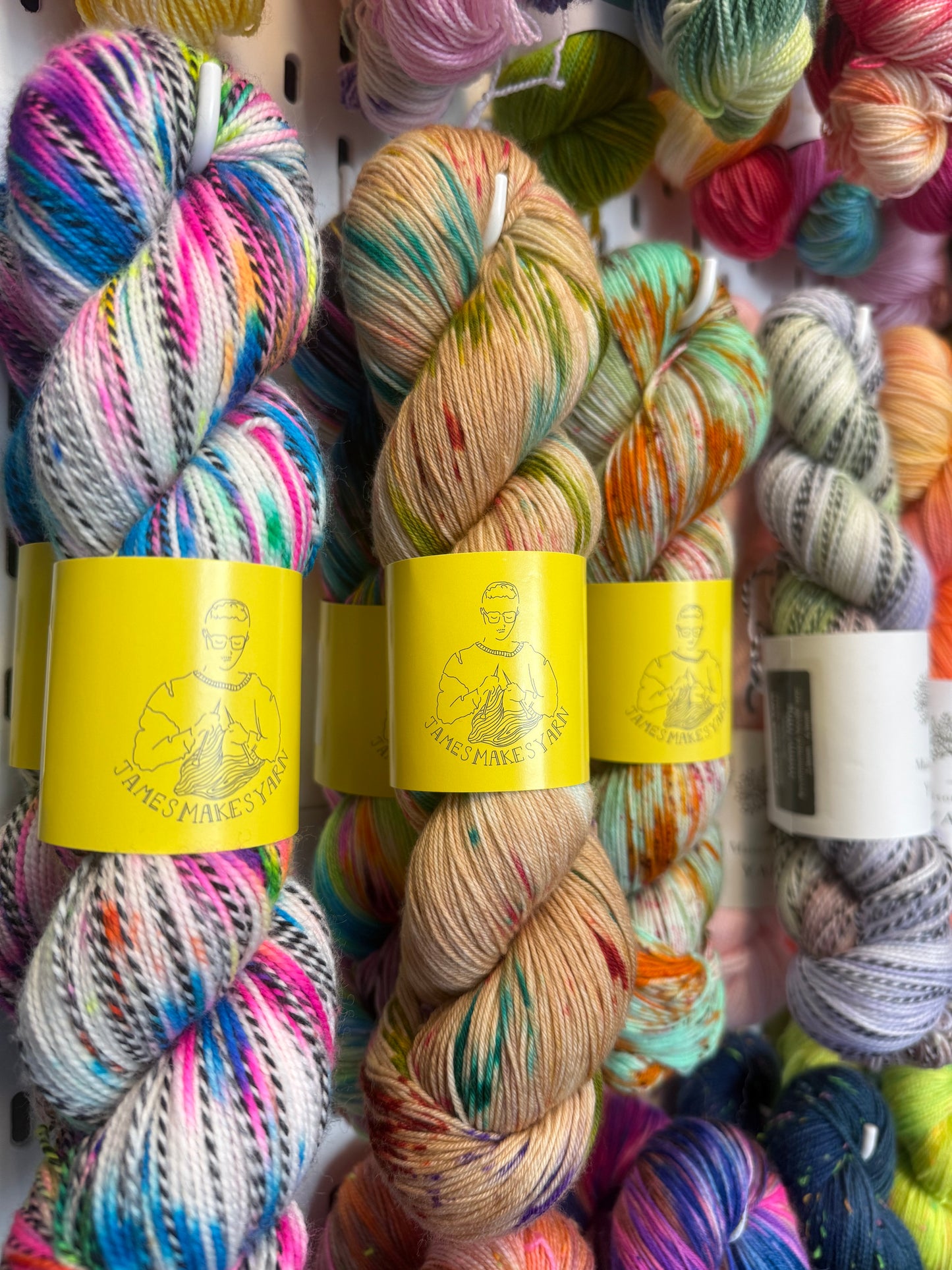 Merino 4PLY sock yarn from James Makes Yarn | Vintage Christmas