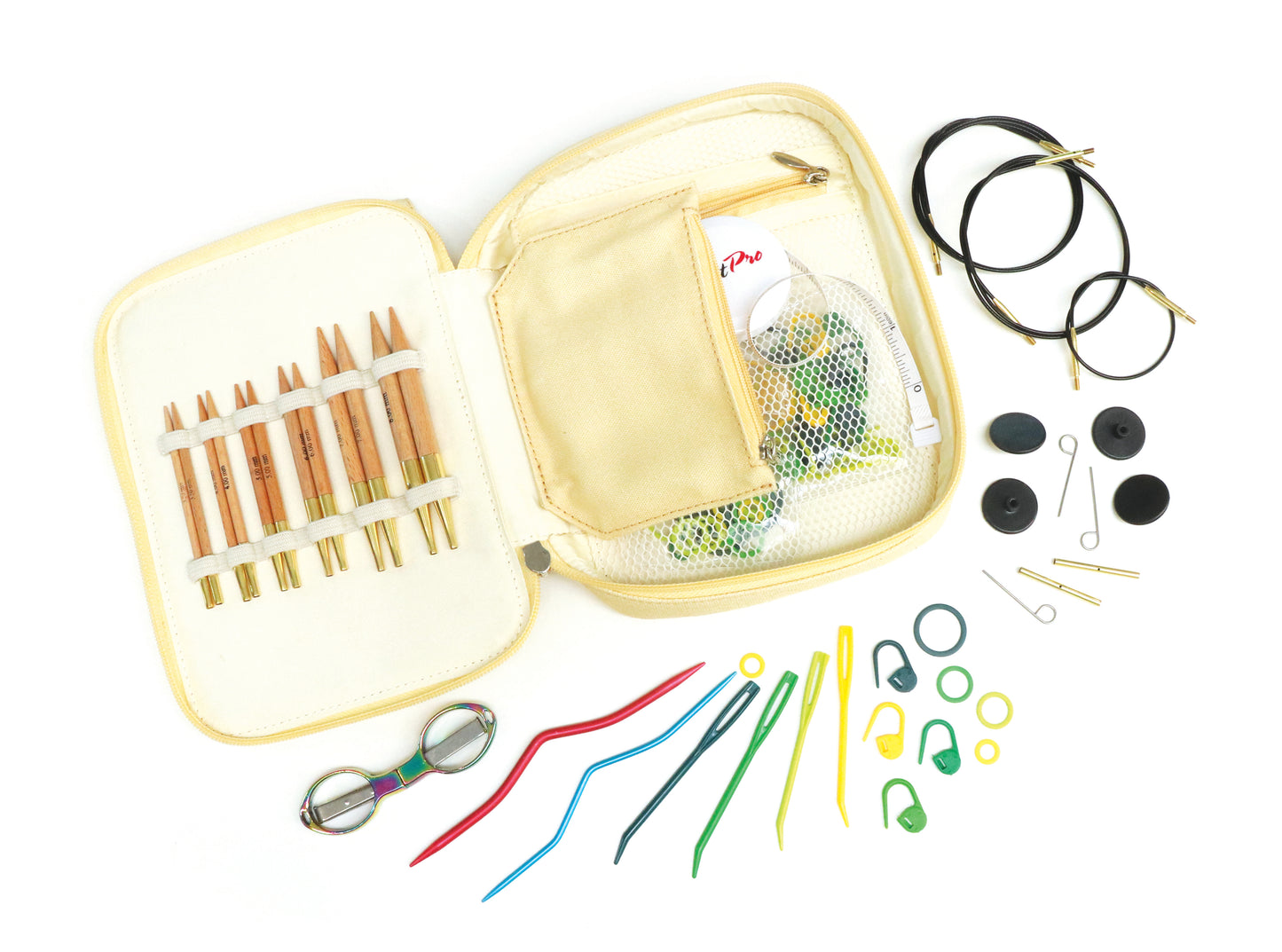 Knit Pro Interchangeable Basix Beech set
