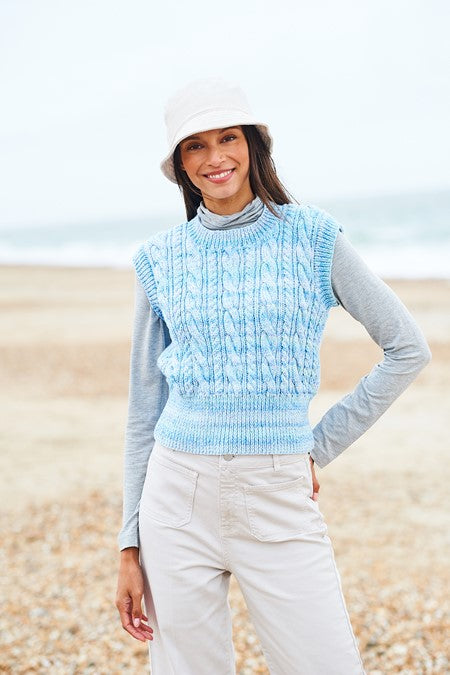 Aran Sweater vest/ tank tops from Stylecraft | 10010