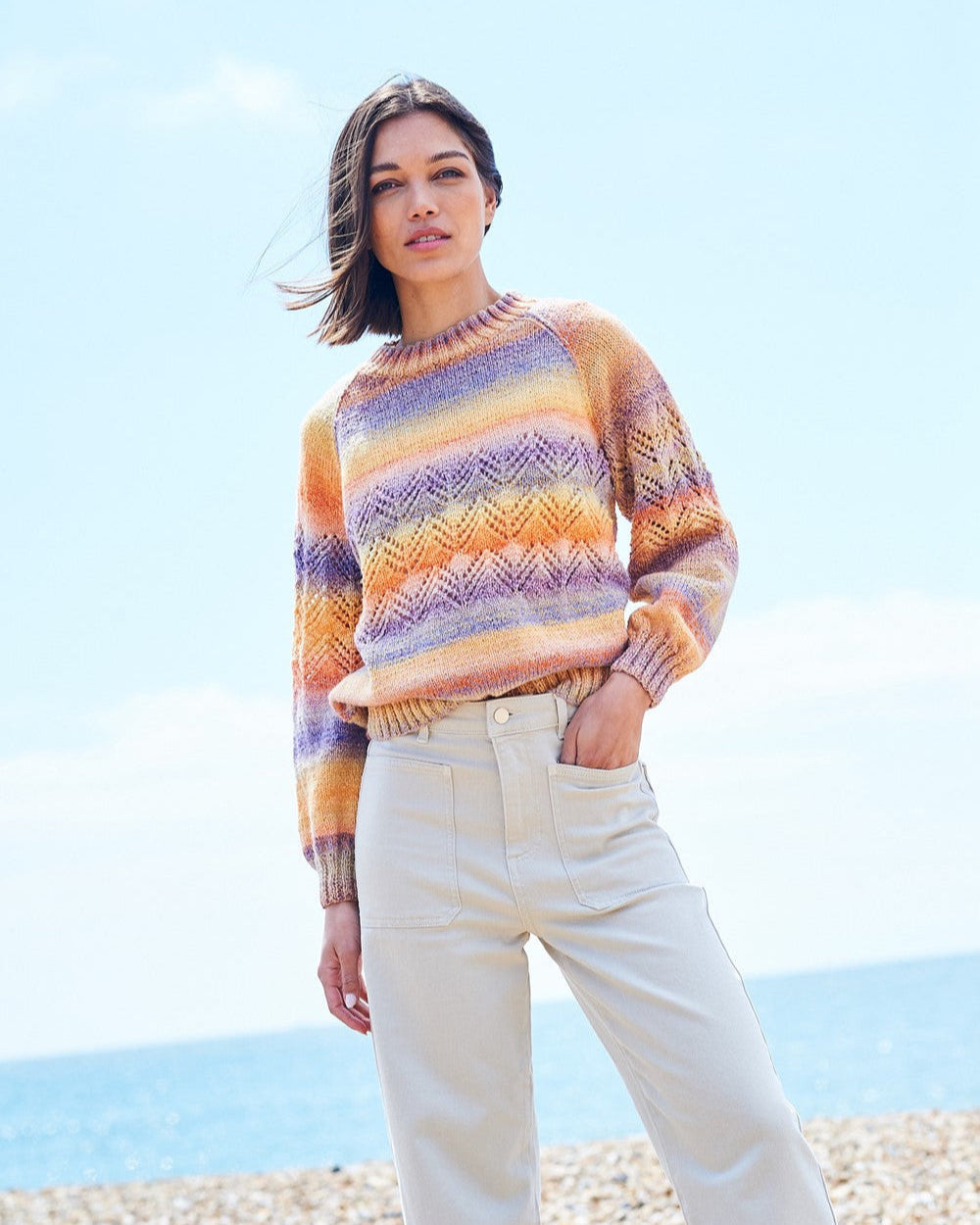 DK 2 in 1 Sweater Pattern from Stylecraft 10121