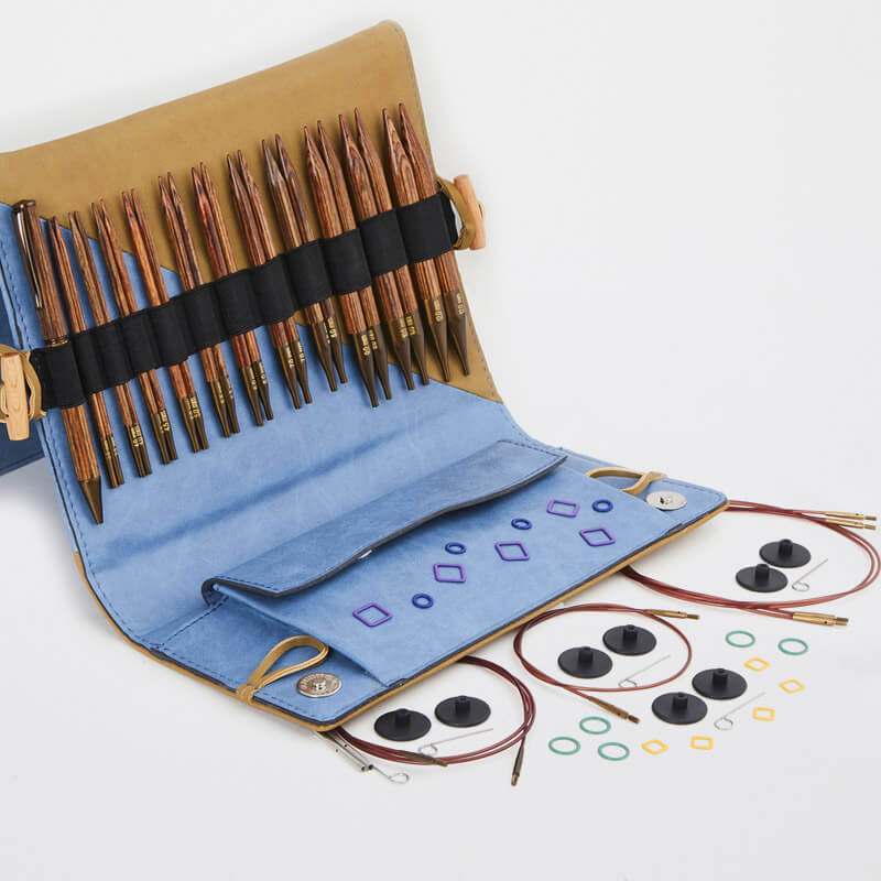 Ginger "Grande set" of Interchangeable circular knitting needle set from KnitPro | PRE-ORDER