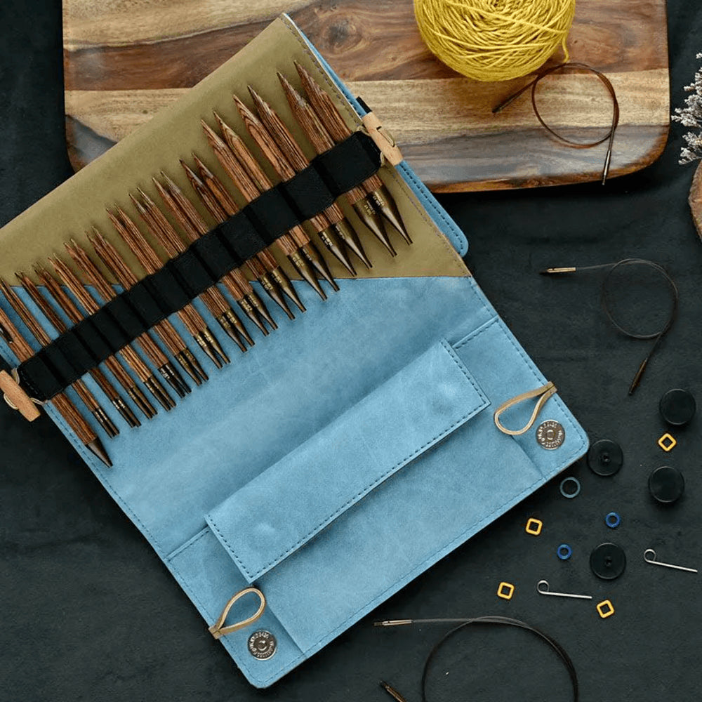 Ginger "Grande set" of Interchangeable circular knitting needle set from KnitPro | PRE-ORDER