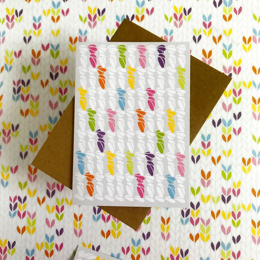 Stitch Motif greetings cards | assorted designs | Tilly Flop Designs