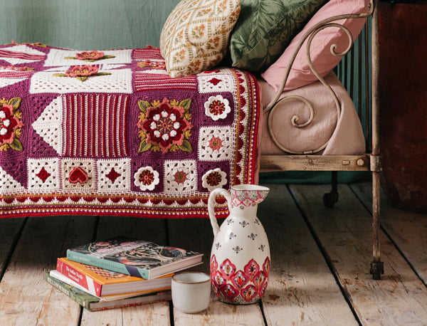 Indigo Dreams & Crimson Dreams Crochet Patterns by Janie Crow