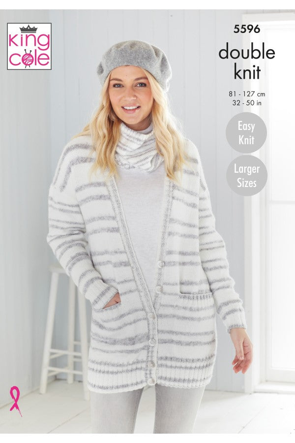 DK Cardigan & cowl pattern | 5596