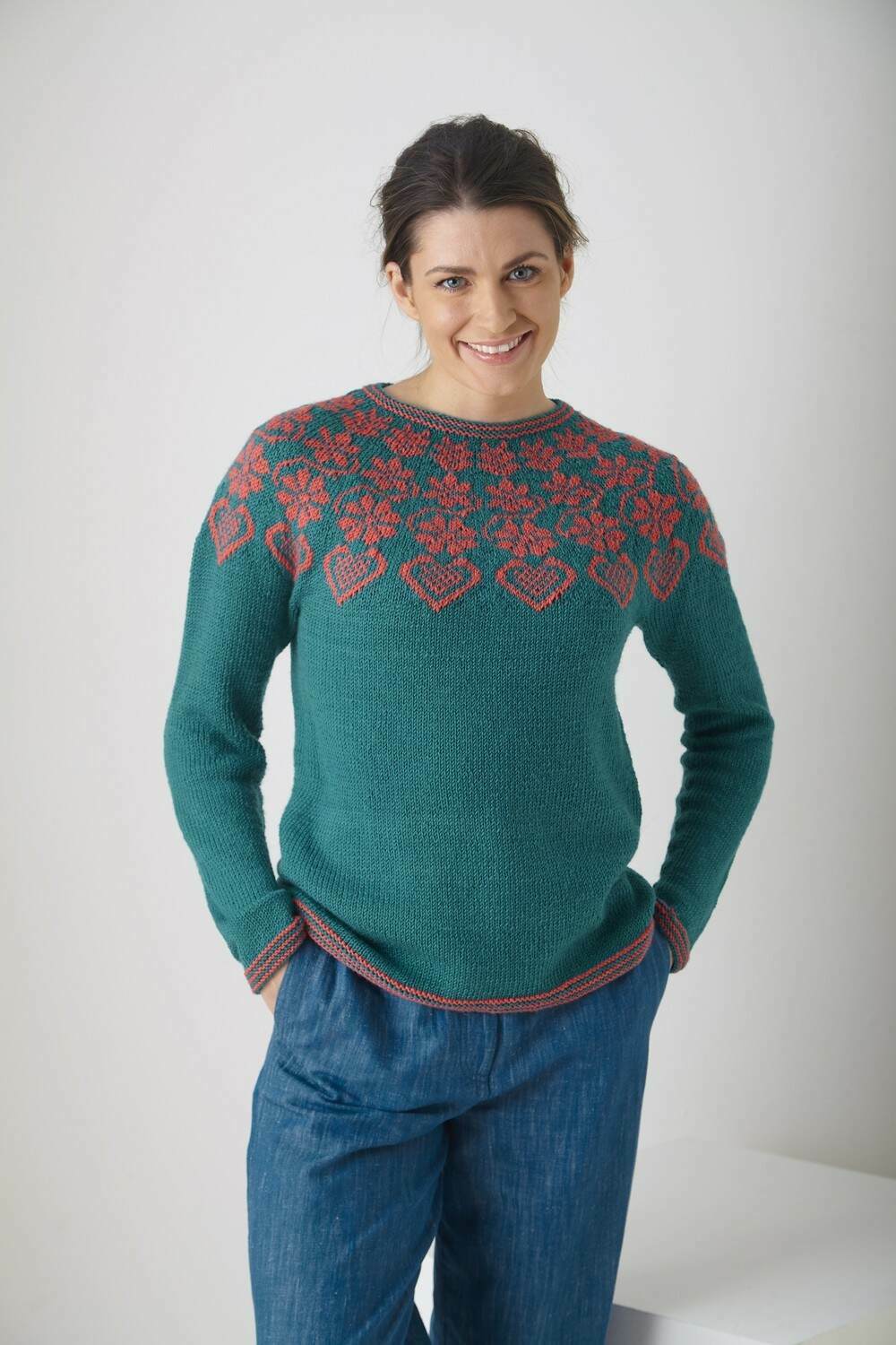 DK colour-work sweater patterns from King Cole | 6282