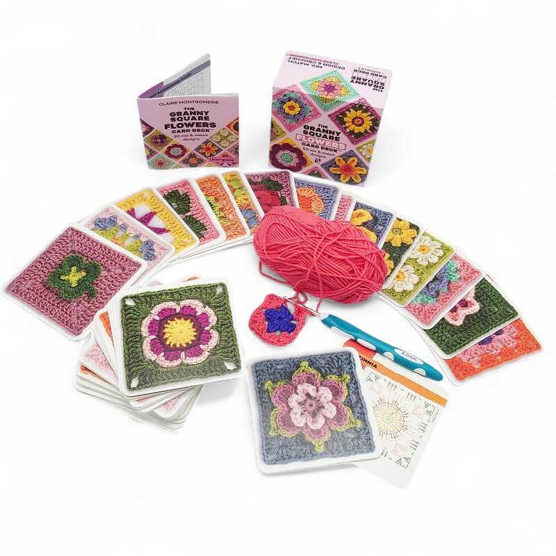 The Granny Square card deck | Flower Edition