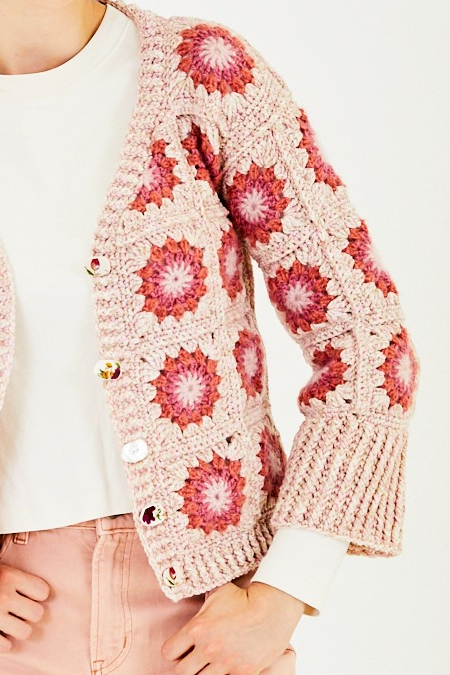 Aran Crochet Cardigan & jumper pattern | 10172