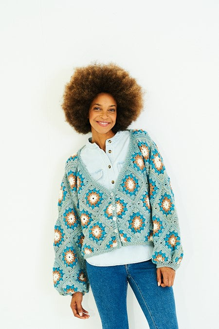 Chunky crochet sweater & cardigan patterns from Stylecraft | 10177
