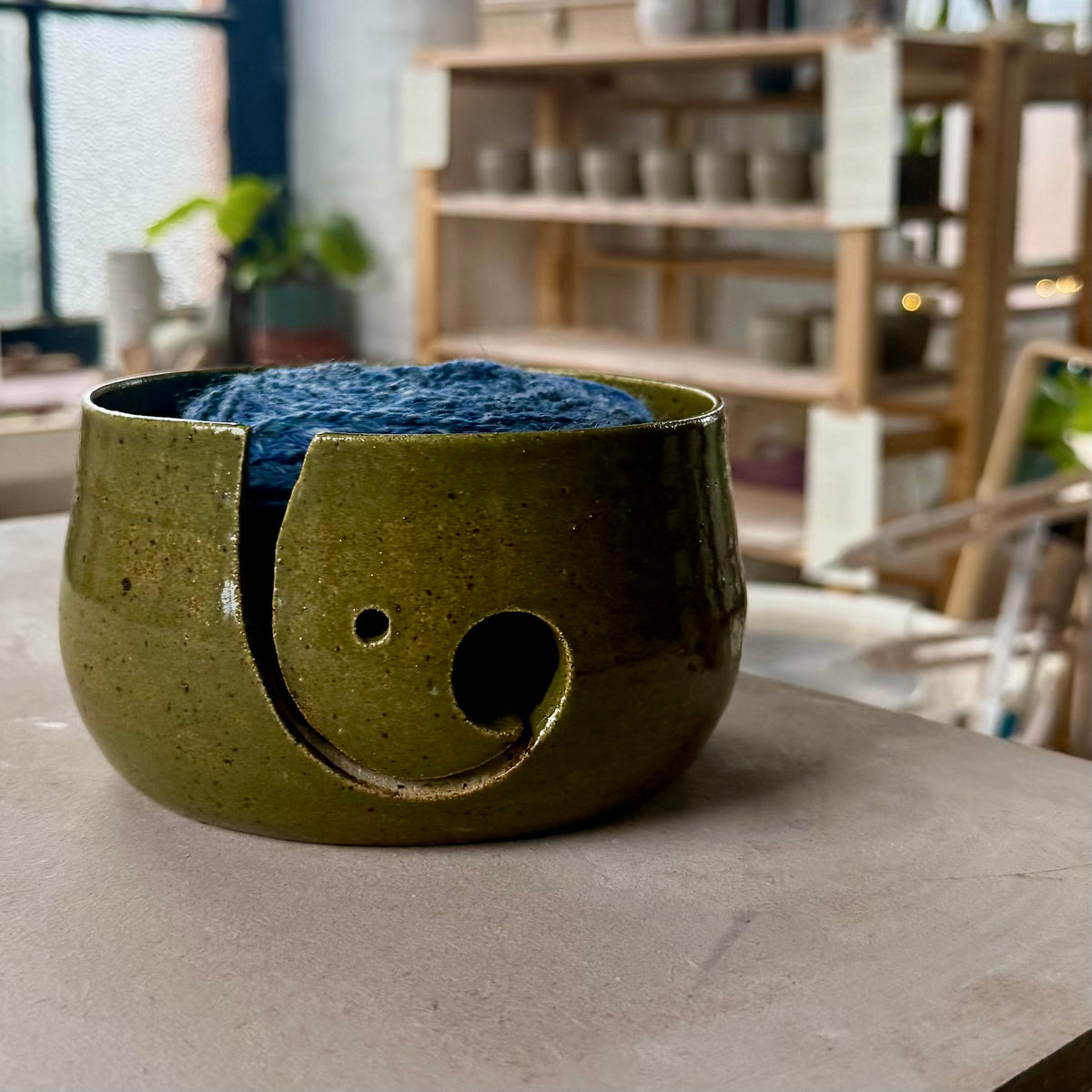 Handmade Ceramic Yarn Bowl | Calico Collective