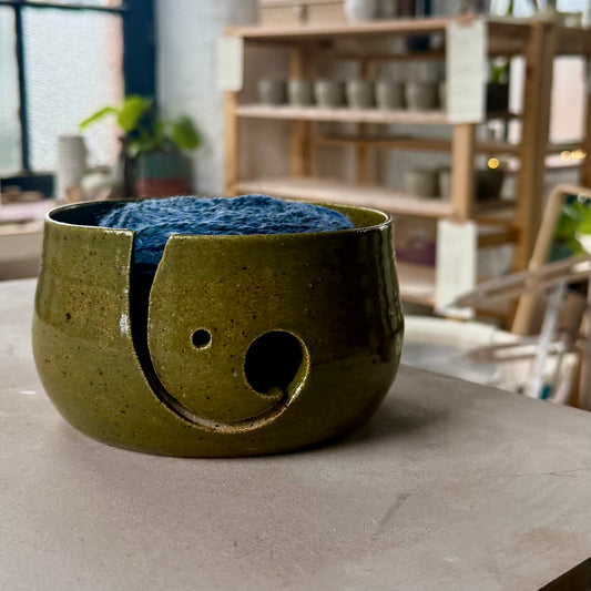 Handmade Ceramic Yarn Bowl | Calico Collective