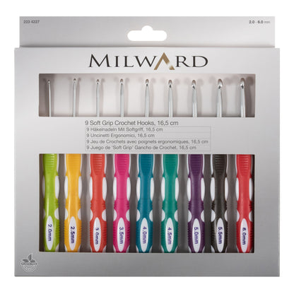 Milward Soft-Grip Crochet hook set