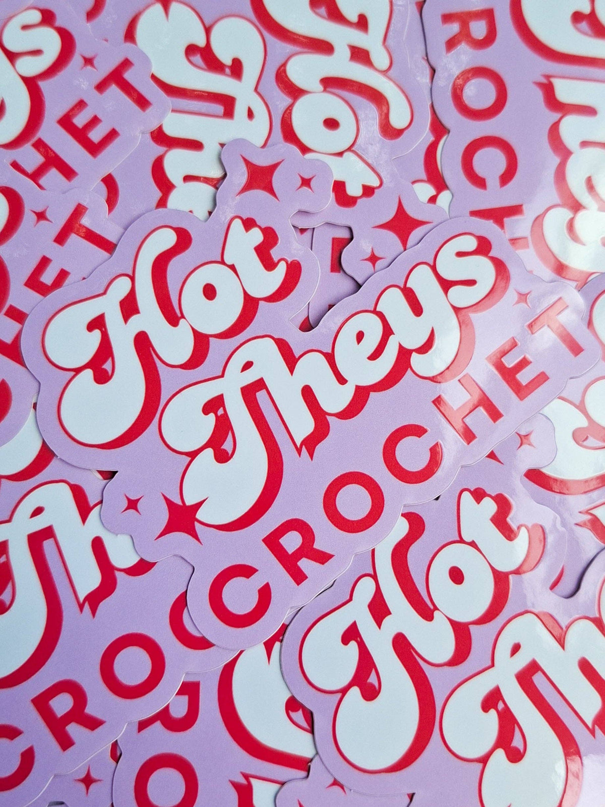 Hot Theys Crochet Sticker