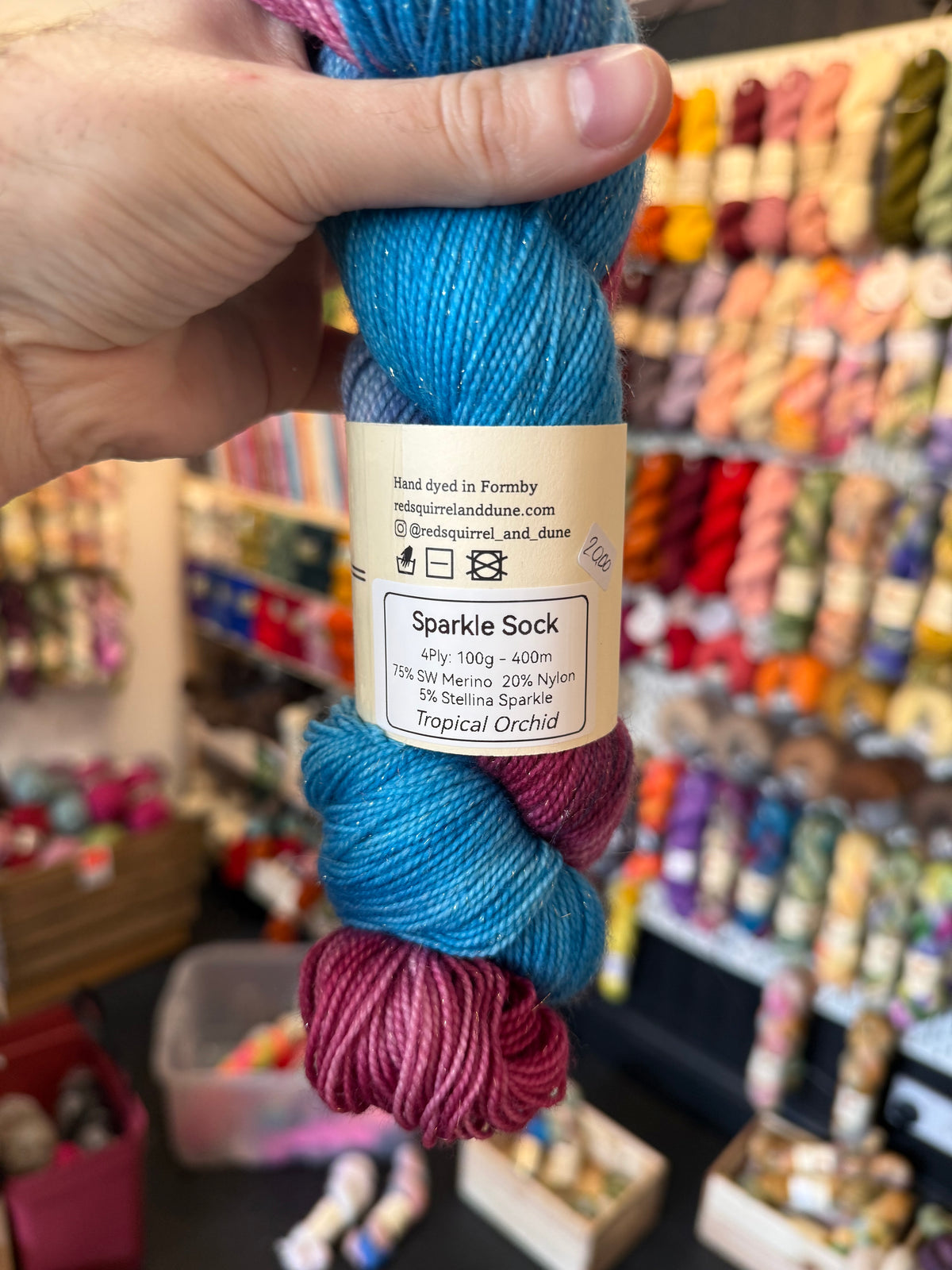Sparkle Sock | Tropical Orchid