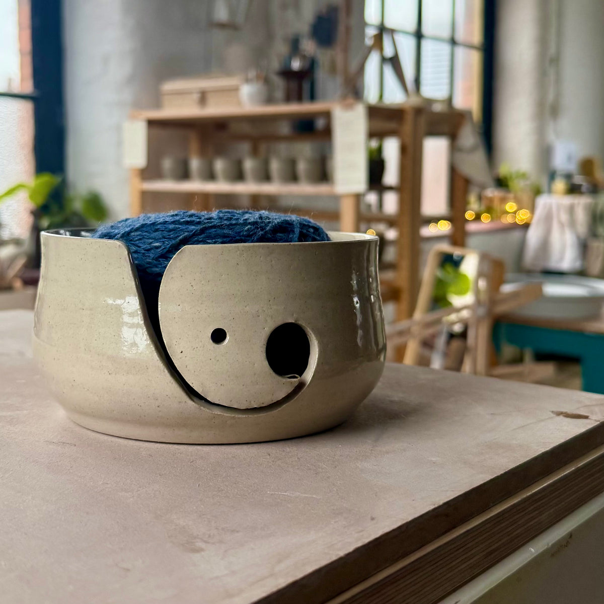 Handmade Ceramic Yarn Bowl | Calico Collective