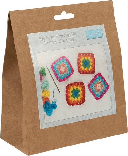 Beginners Crochet kit : Granny Squares