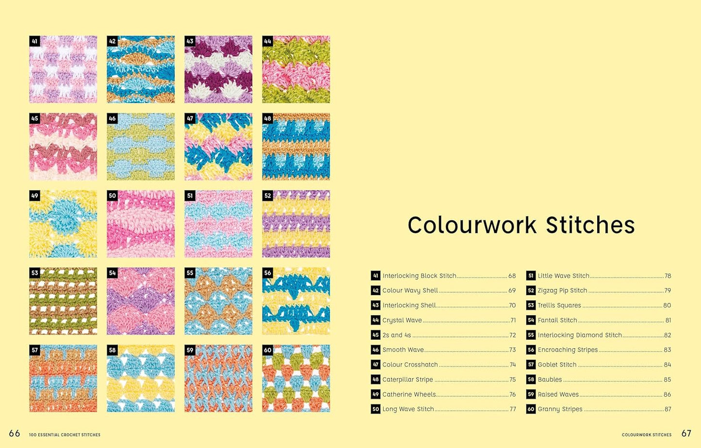 100 Essential Crochet Stitches | Val Pierce