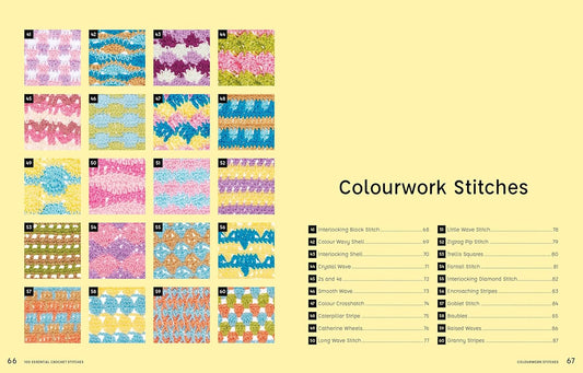 100 Essential Crochet Stitches | Val Pierce